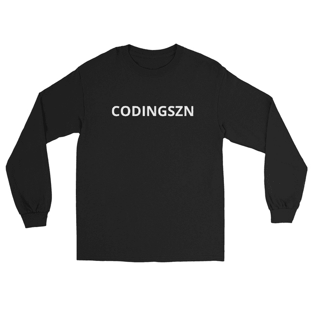 Black / S CODINGSZN LONG SLEEVE